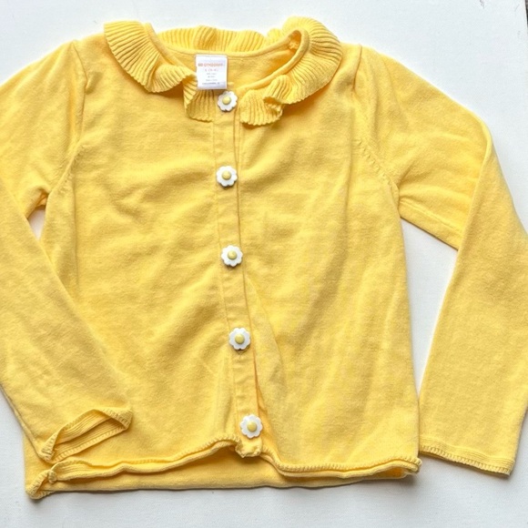 Gymboree Yellow Cardigan Sweater - Picture 4 of 7